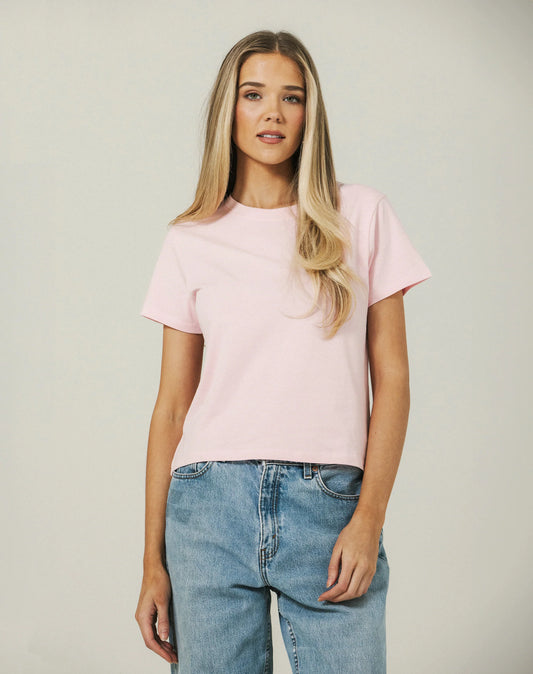 Brunette the Label Paris Tee | Rose