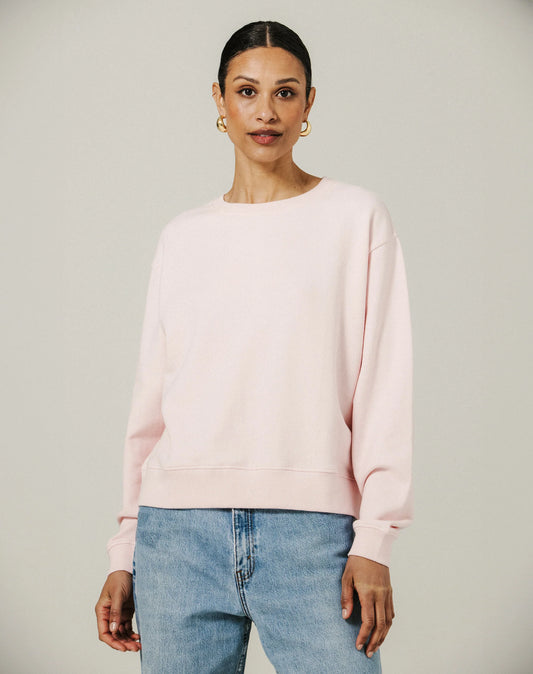 Brunette the Label Retro Crew | Rose
