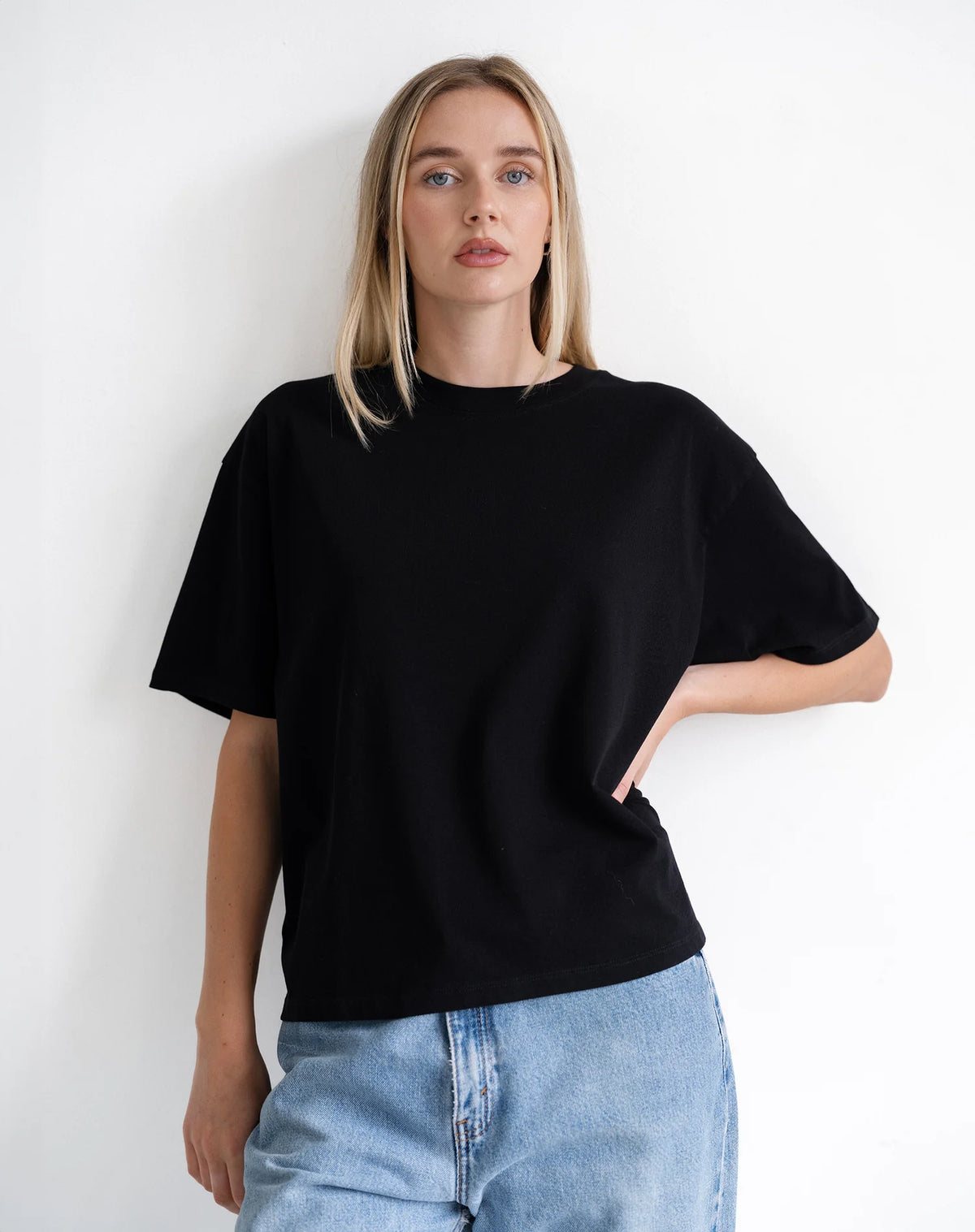 Brunette the Label Boxy Tee | Black
