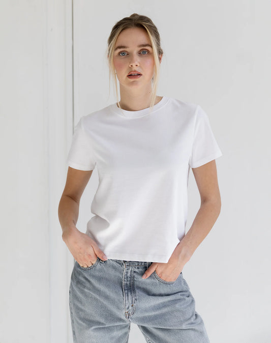 Brunette the Label Paris Tee | White