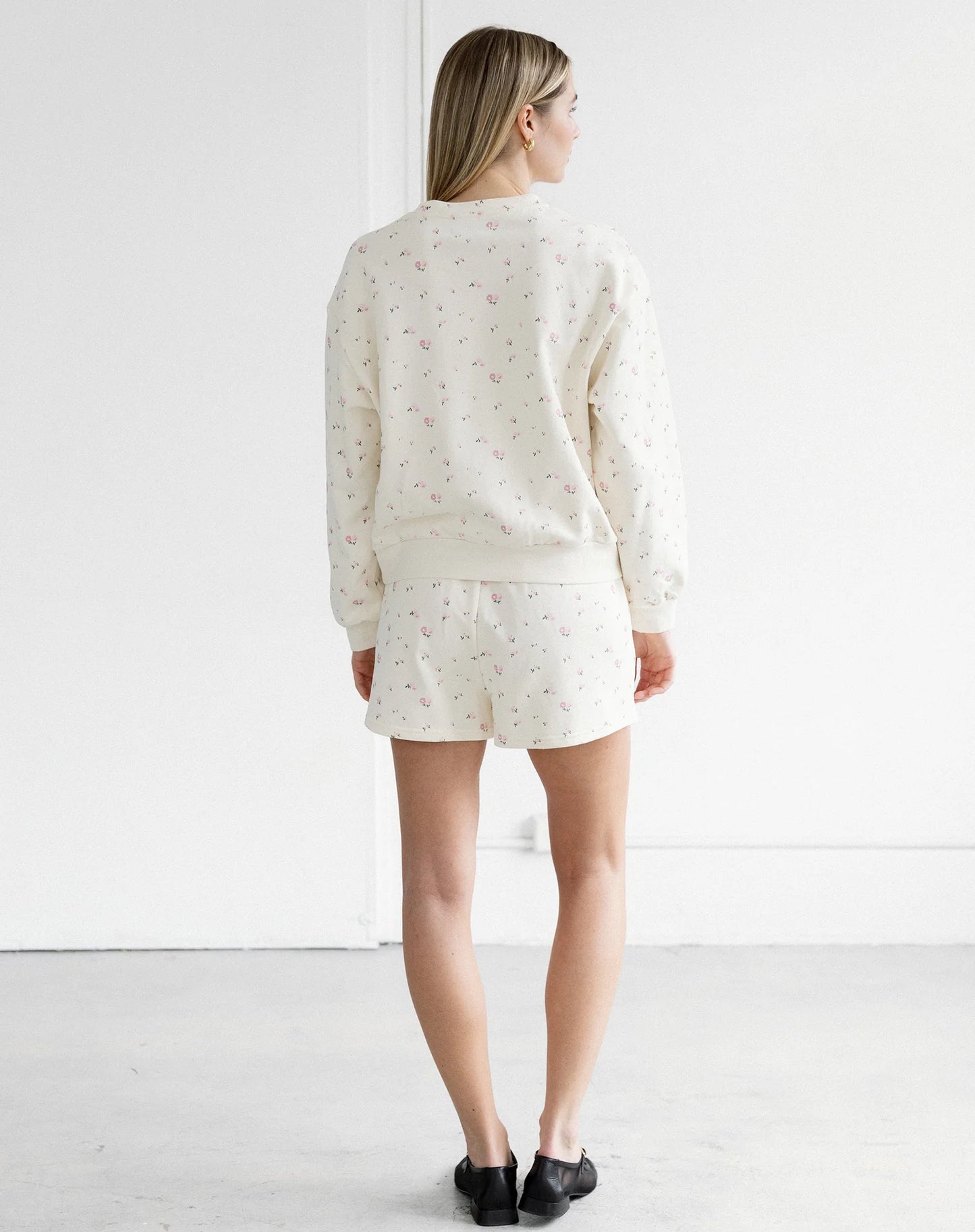 Brunette the the Label Floral Little Sister Short