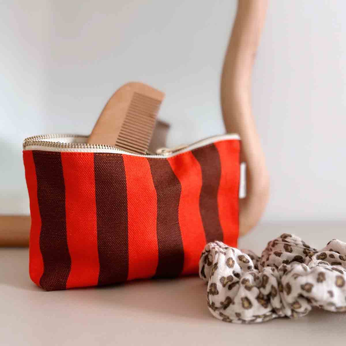 Rose in April Scrunchie Mini Leopard Greige