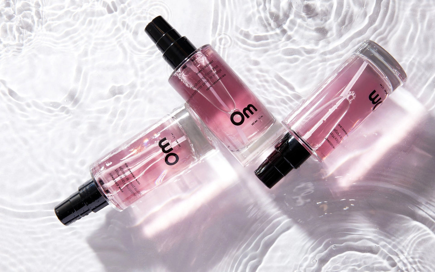Om Organics Mini Pink Coconut Hydrating Face Mist