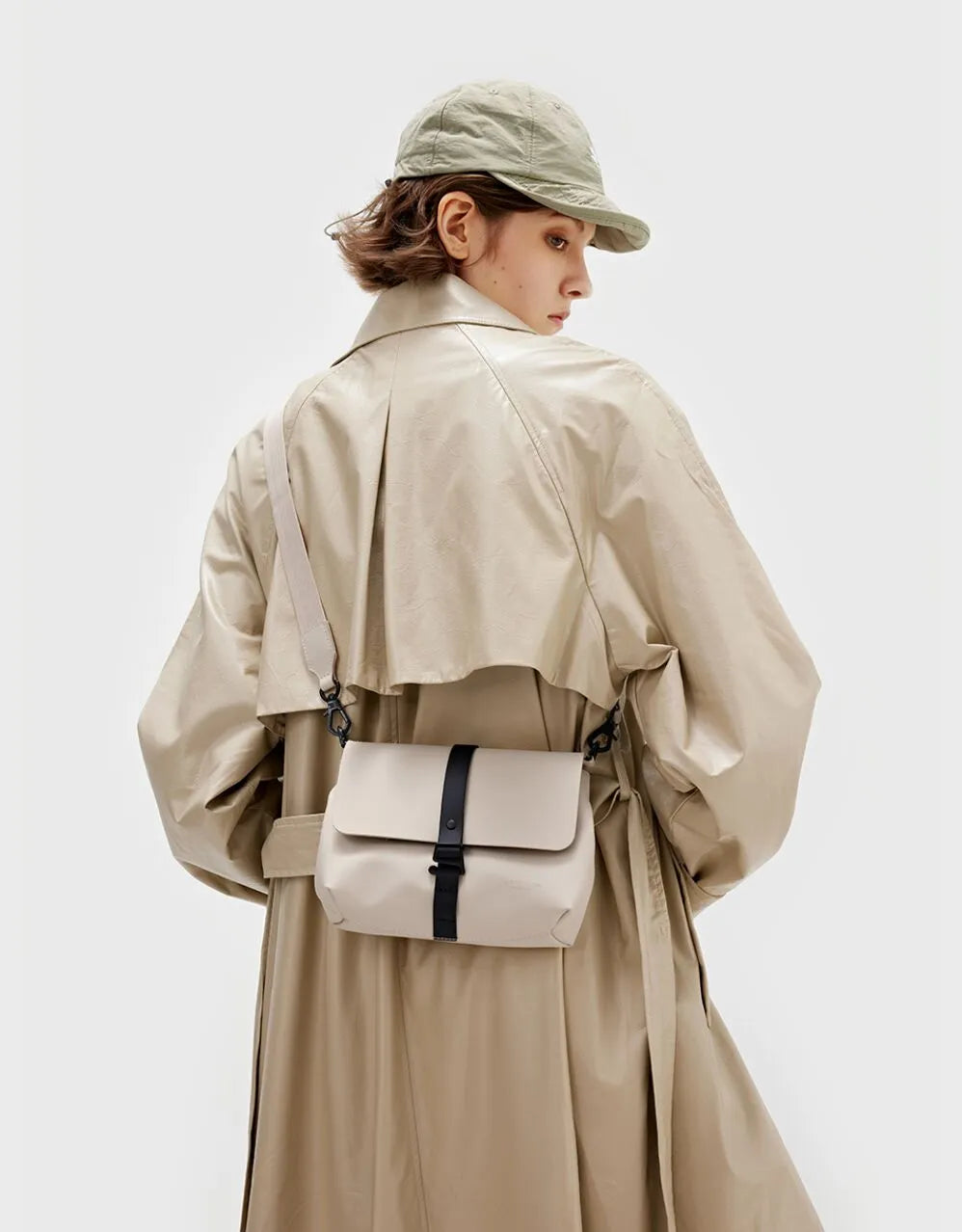 Gaston Luga Cloud Cream Spläsh Crossbody Bag