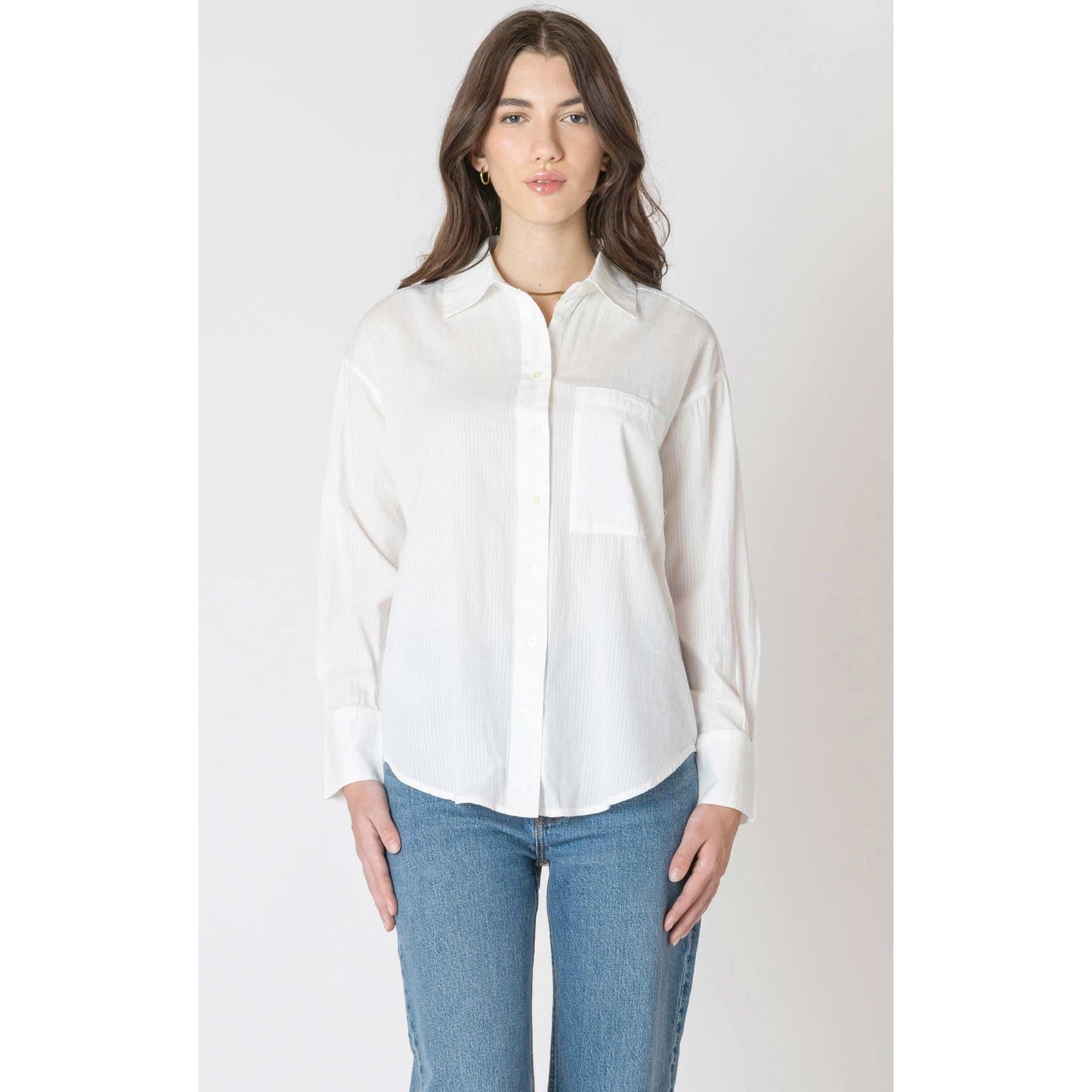 Dex Textured Button Front Shirt