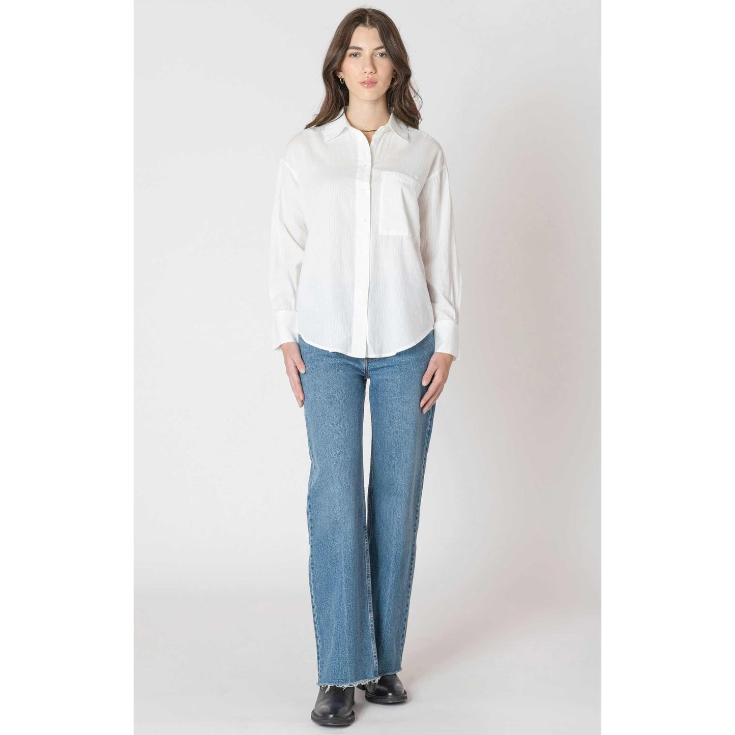 Dex Textured Button Front Shirt