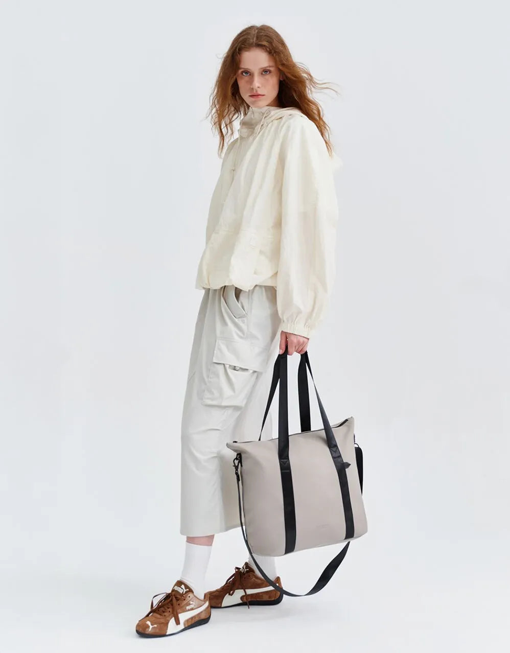 Gaston Luga Taupe Däsh Shopper