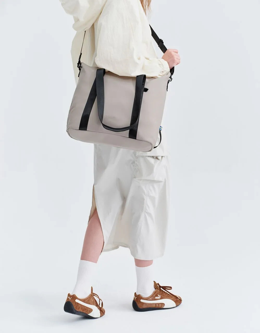 Gaston Luga Taupe Däsh Shopper
