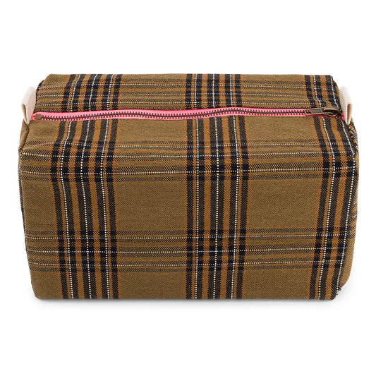 Rose in April Vic Toiletry Bag Tartan