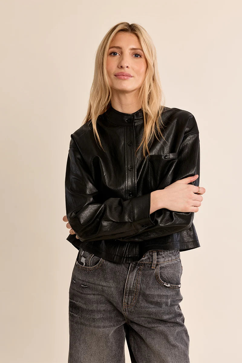 Molly Bracken Sienna Faux Leather Jacket