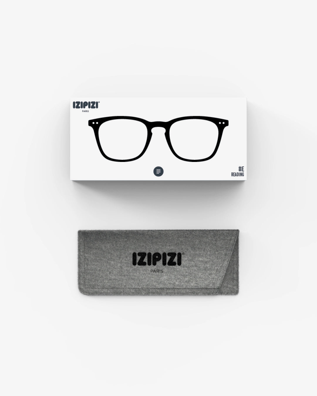 IZIPIZI #E Black Reading Glasses