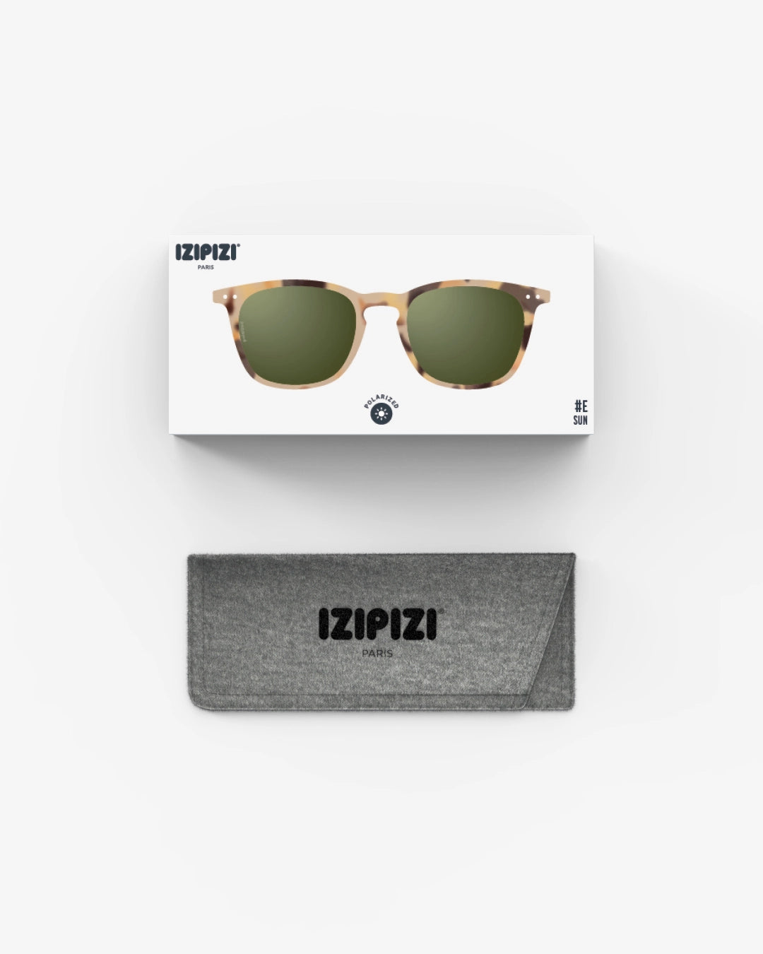 IZIPIZI #E Light Tortoise Polarized Sunglasses