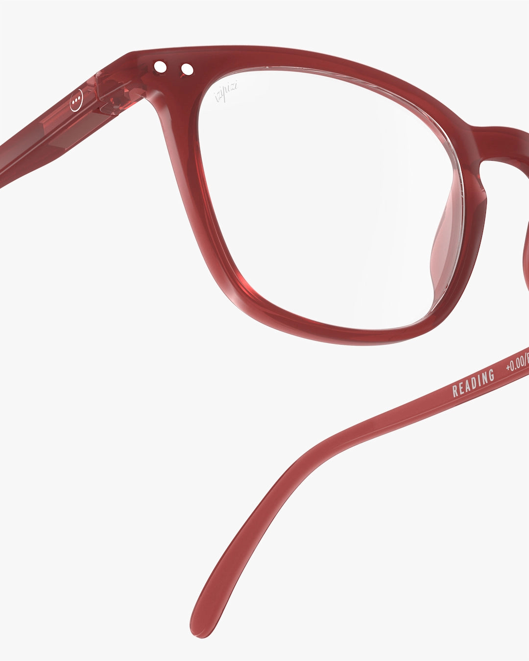 IZIPIZI #E Carmine Red Reading Glasses