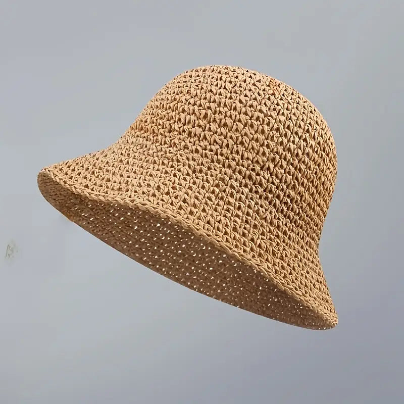 Straw Bucket Hat