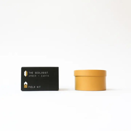 Field Kit The Geologist Tin Candle - Amber + Earth