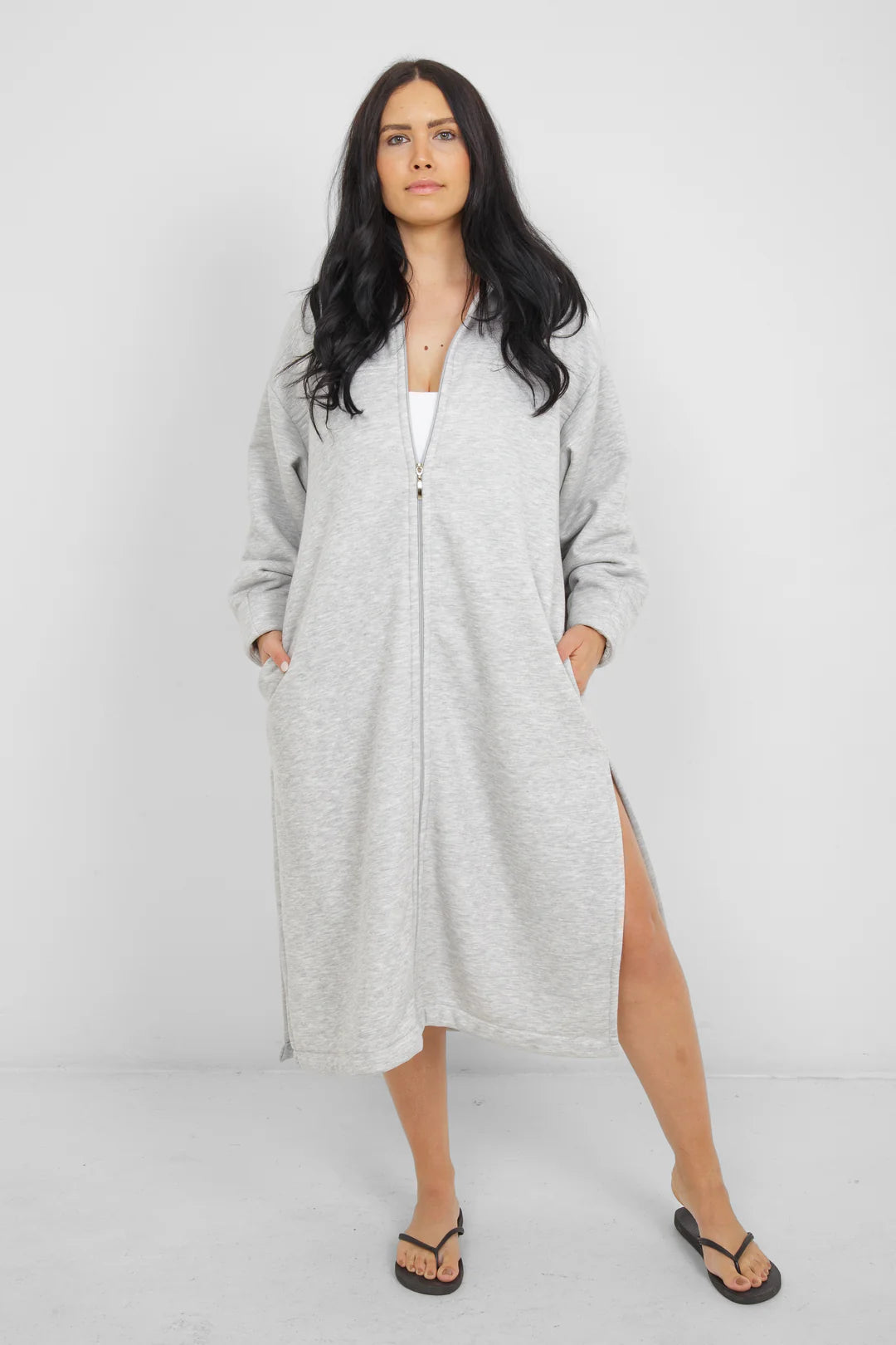 Tofino Towel Co. The Rails Terry Zip Cover-Up