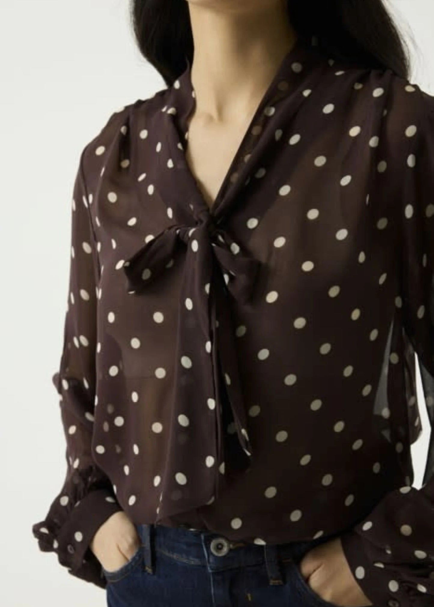 Garcia Lucie Polka Dot Blouse