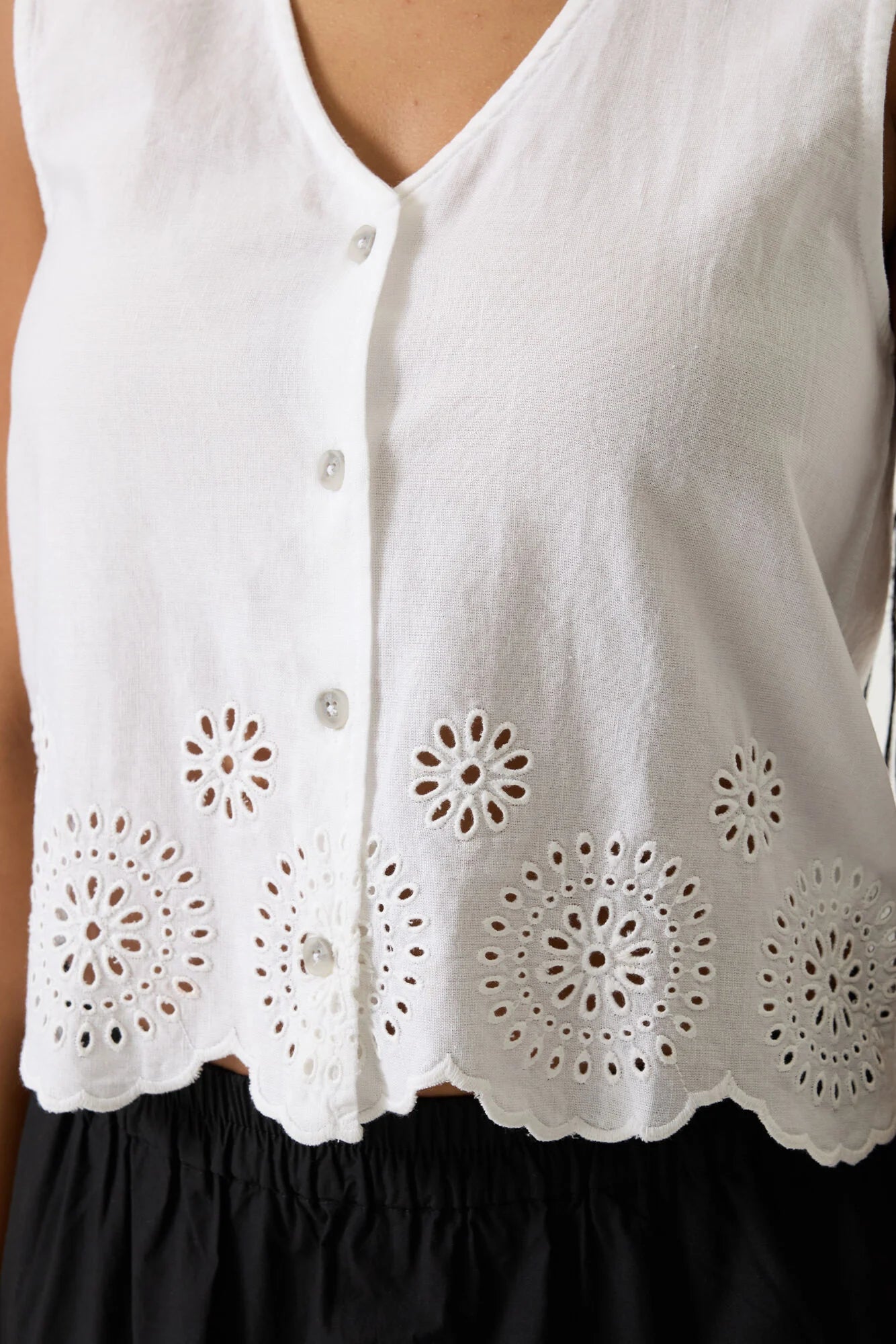 Garcia Isla Linen Tank