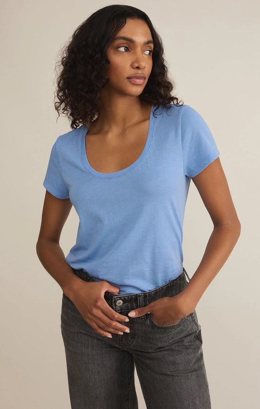 Z Supply Blue River Anywhere Scoop Tee