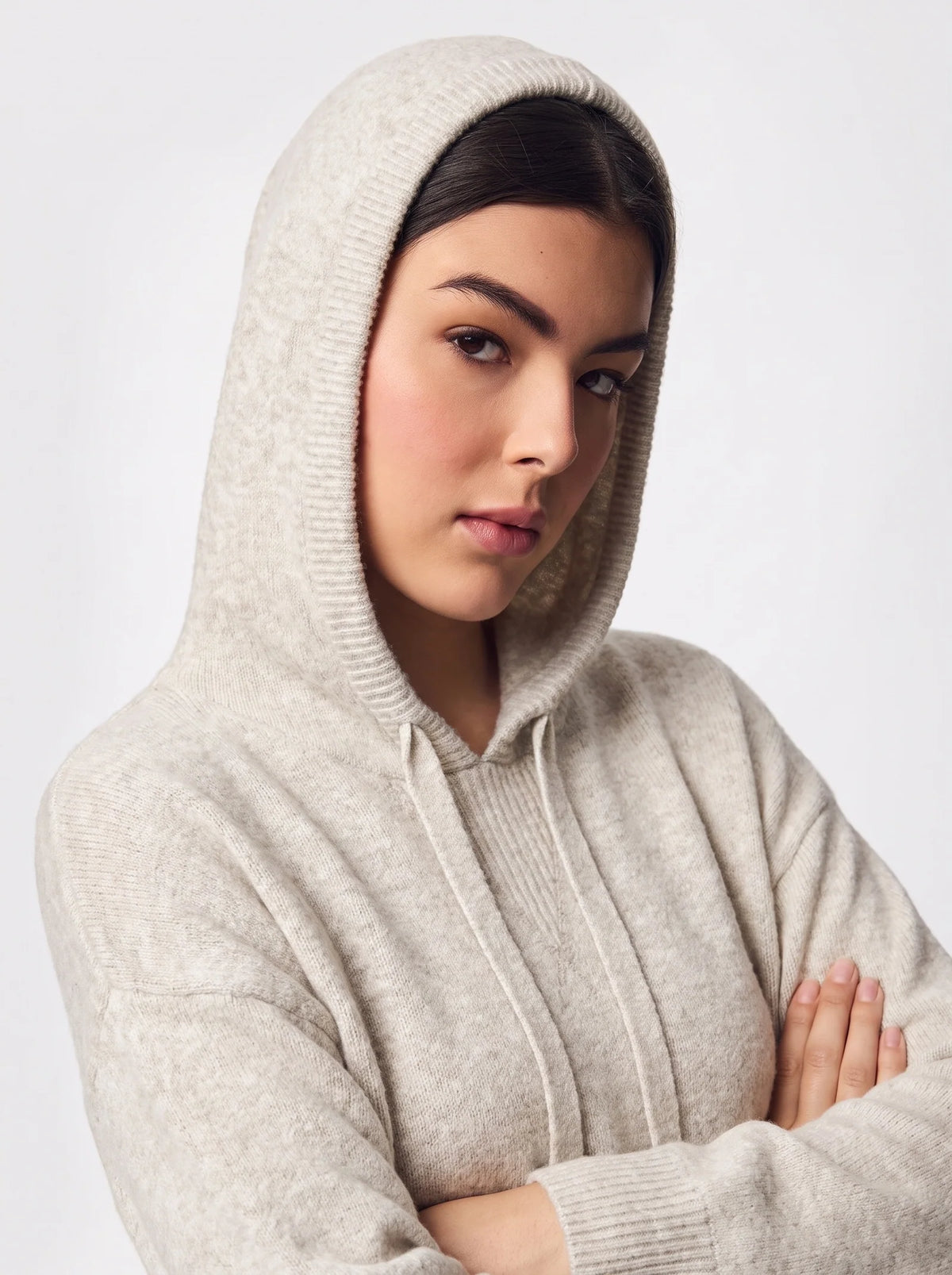 Pieces Malou Knit Hoodie