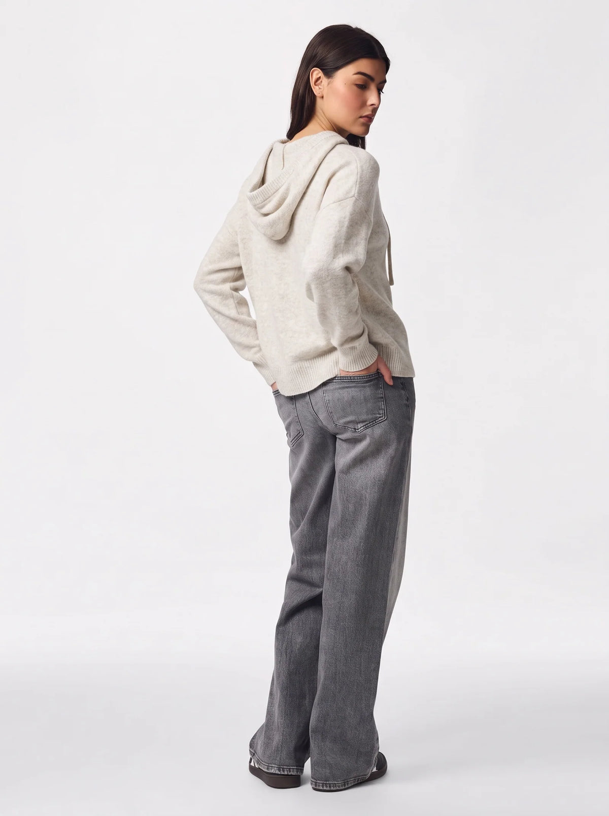 Pieces Malou Knit Hoodie