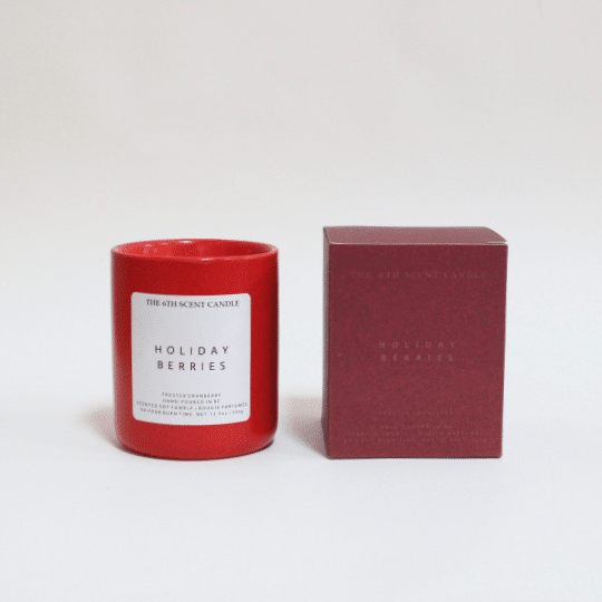 The 6th Scent Candle- Holiday Berries