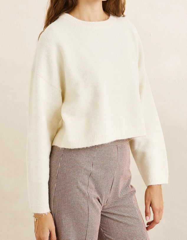 Rhythm Estelle Fluffy Crew Neck Knit