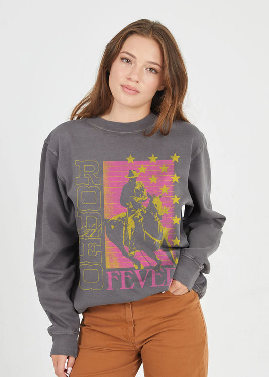 Girl Dangerous Rodeo Fever Oversized Crewneck Sweatshirt