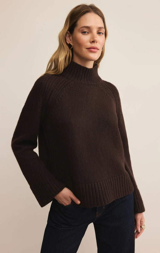 Z Supply Emerge Mock Neck Sweater