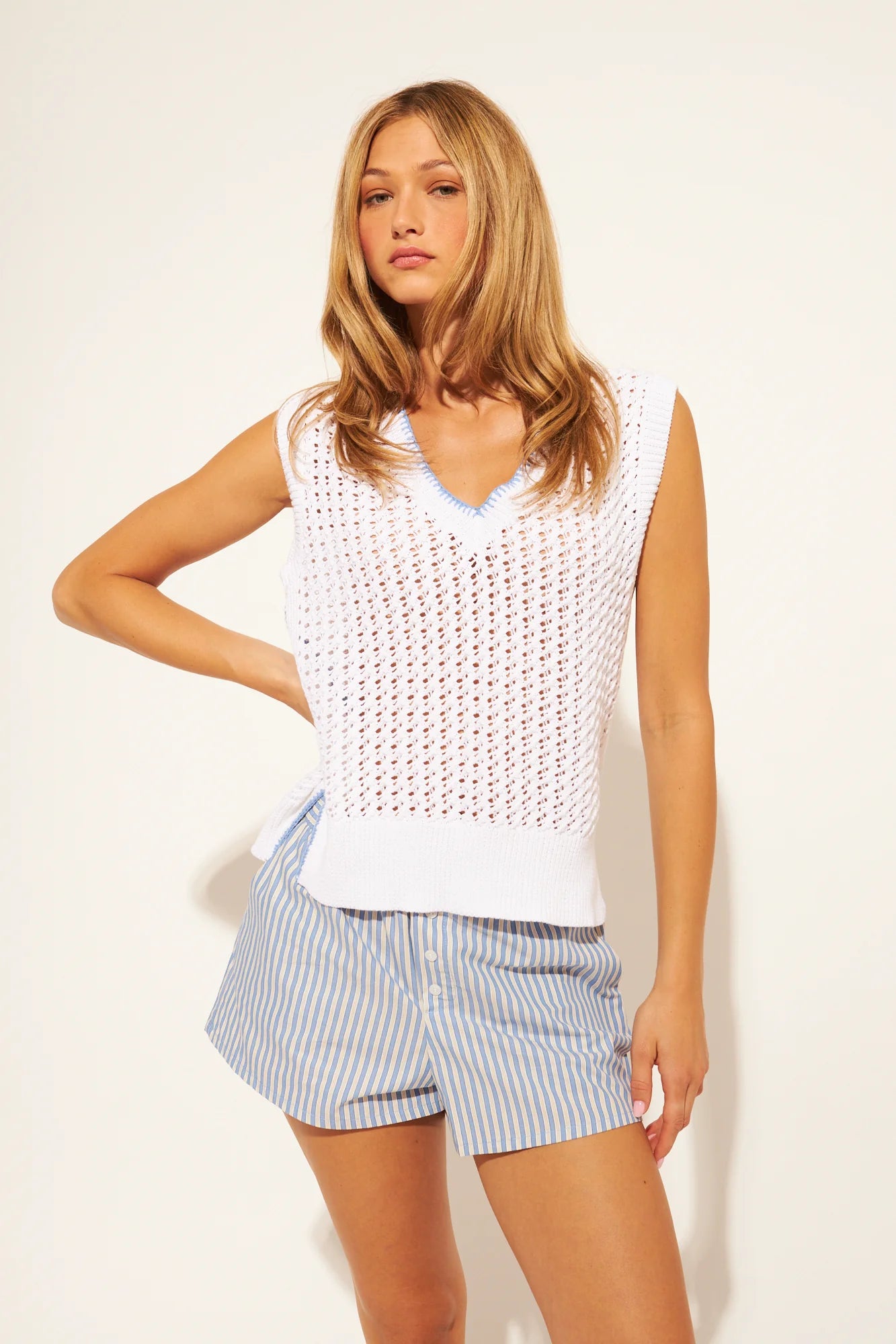 John + Jenn Leone Sleeveless Sweater