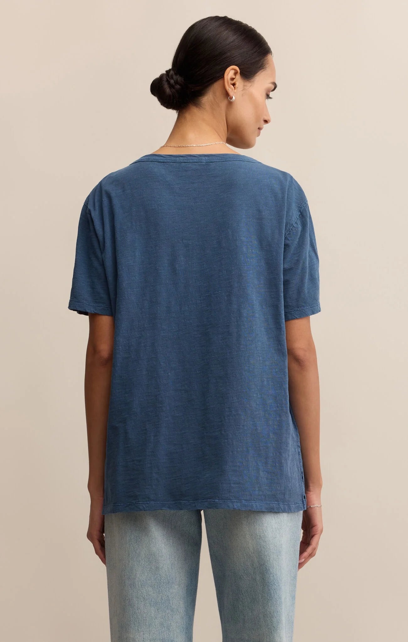 Z Supply Vintage Indigo Lively Relaxed V-Neck Tee