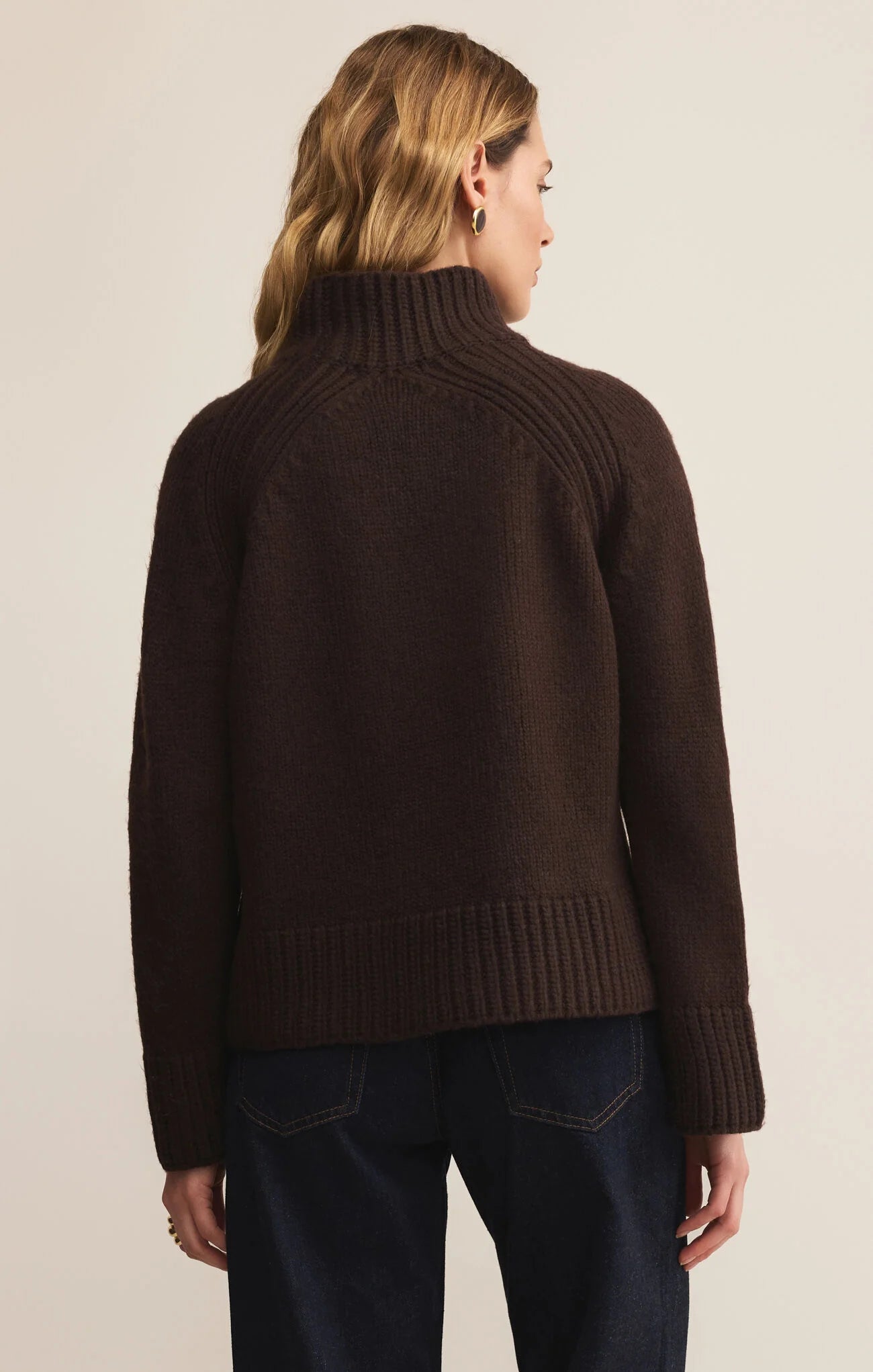 Z Supply Emerge Mock Neck Sweater