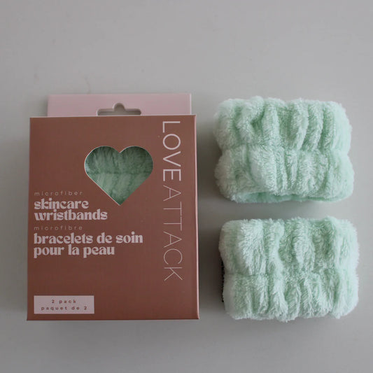 Love Attack Microfiber Skincare Face Washing Wristbands