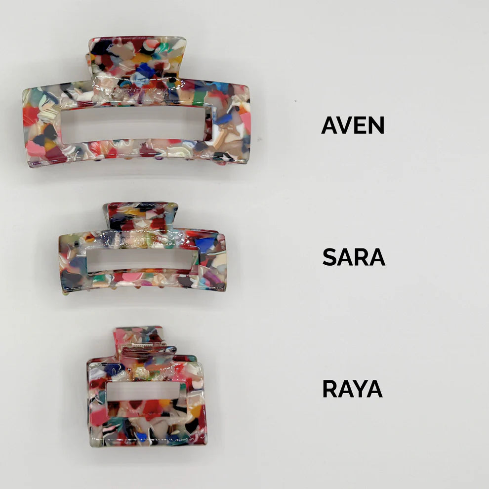 Love Attack Multi-Coloured Raya Claw Clip