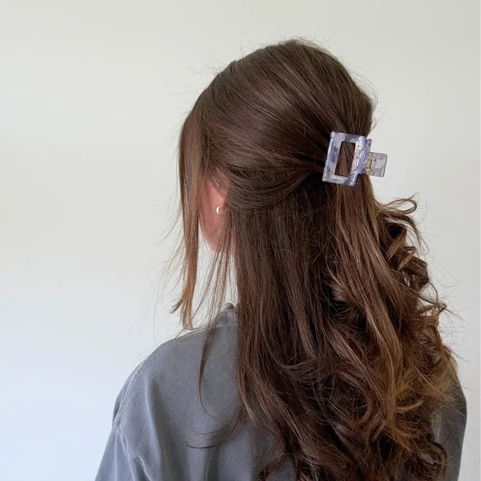 Love Attack Purple Raya Shimmer Claw Clip