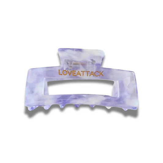 Love Attack Purple Sara Shimmer Claw Clip