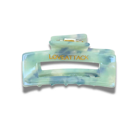 Love Attack Blue Sara Shimmer Claw Clip