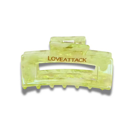 Love Attack Green Sara Shimmer Claw Clip