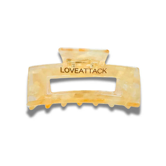 Love Attack Orange Sara Shimmer Claw Clip