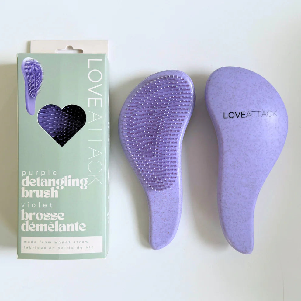 Love Attack Wet/Dry Detangling Hair Brush
