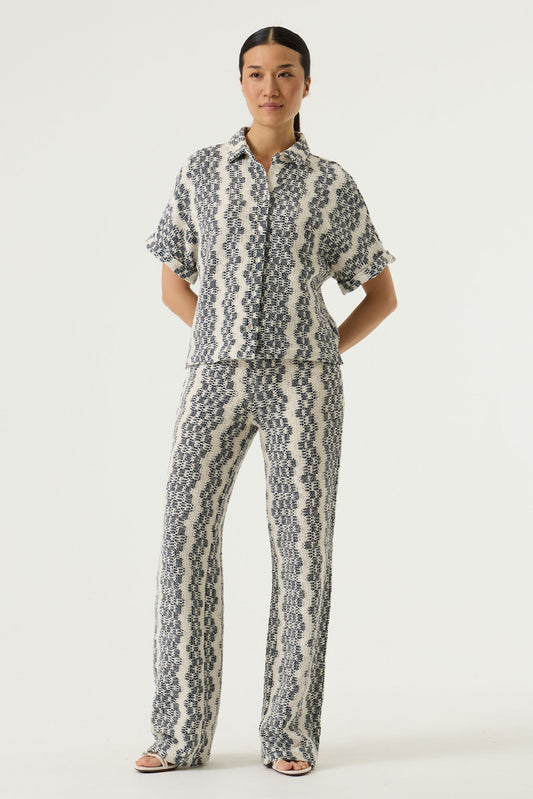 Garcia Ecru Printed Pants