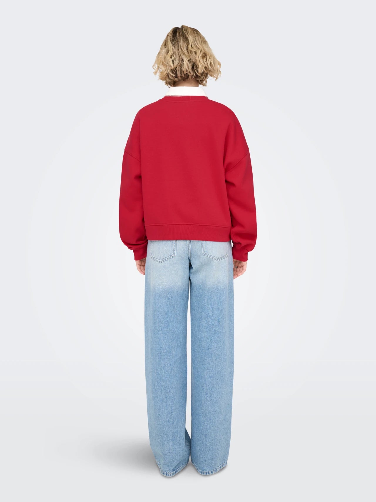 ONLY Red Best Sweatshirt