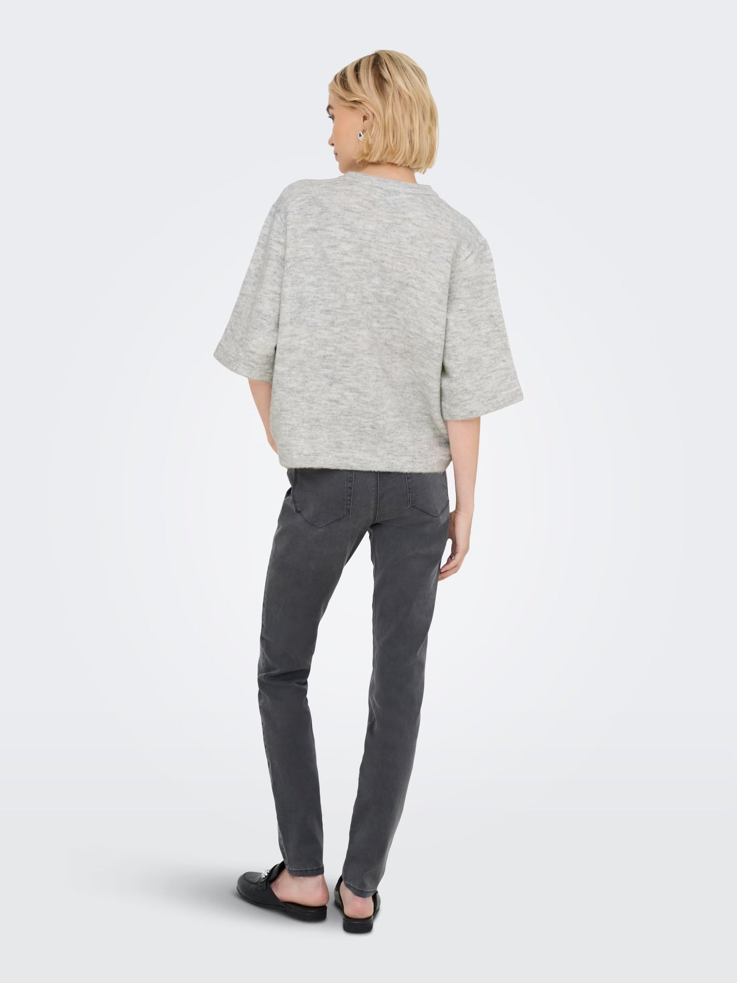 ONLY Light Grey Melange Camilla Cardigan