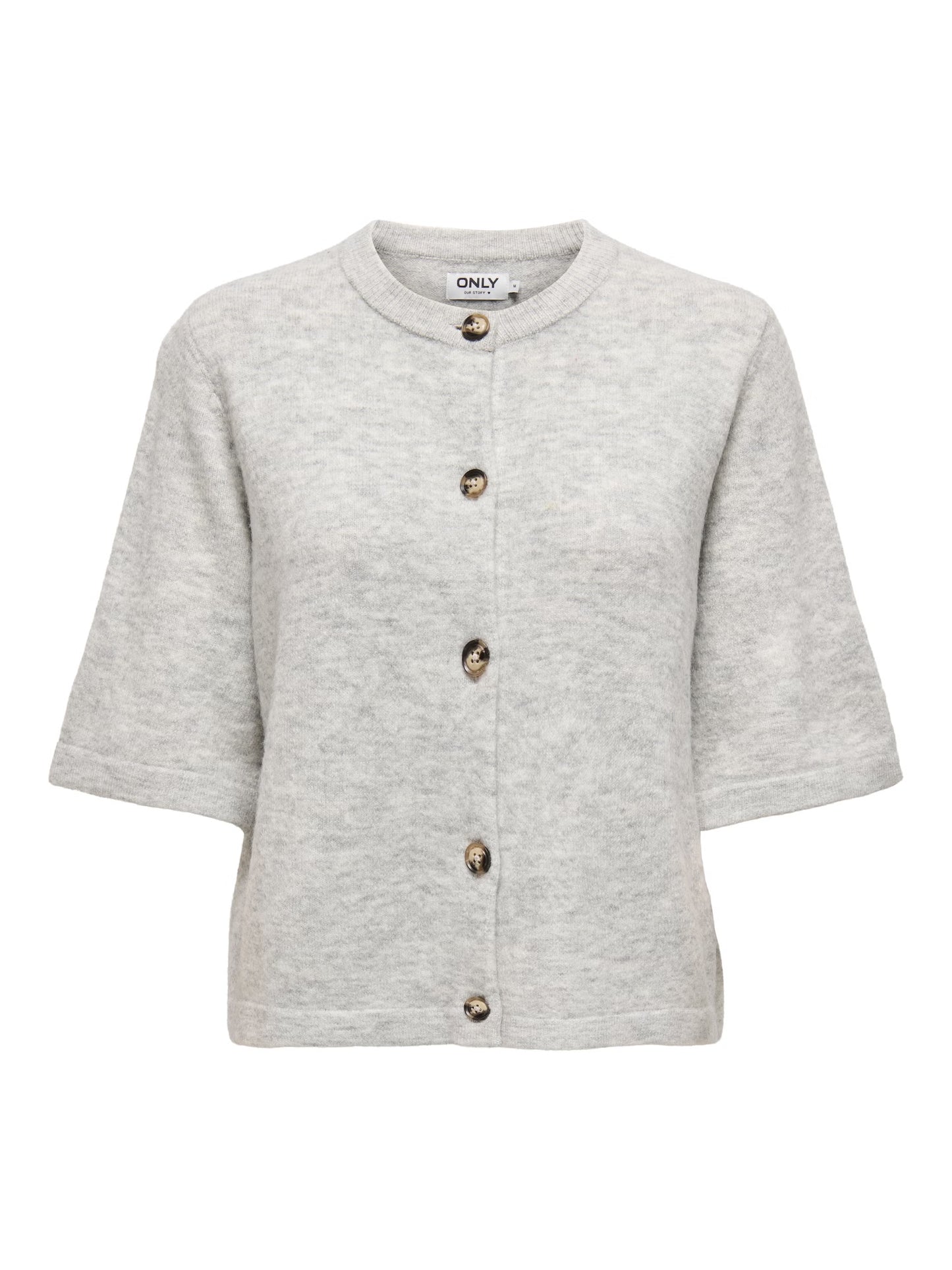 ONLY Light Grey Melange Camilla Cardigan