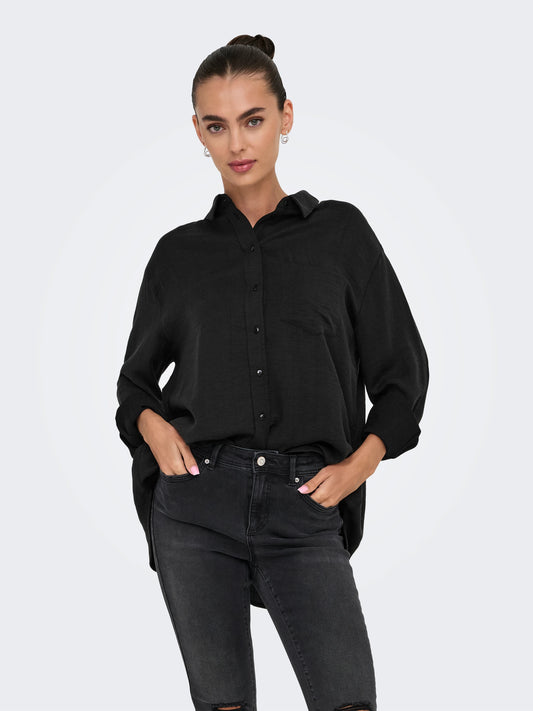 ONLY Lino Black Blouse