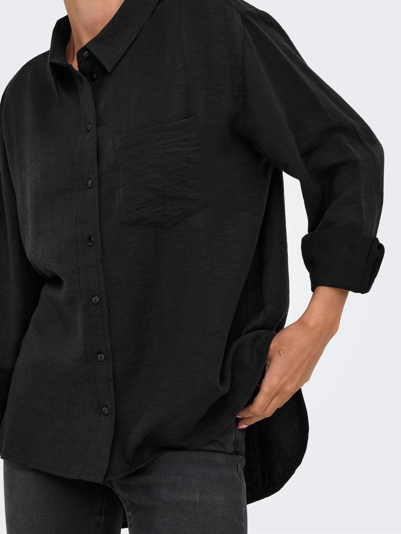 ONLY Lino Black Blouse