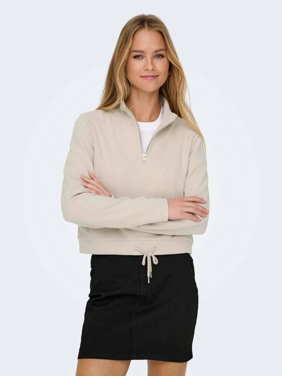 ONLY Rita Half Zip Sweatshirt- 2 Colors