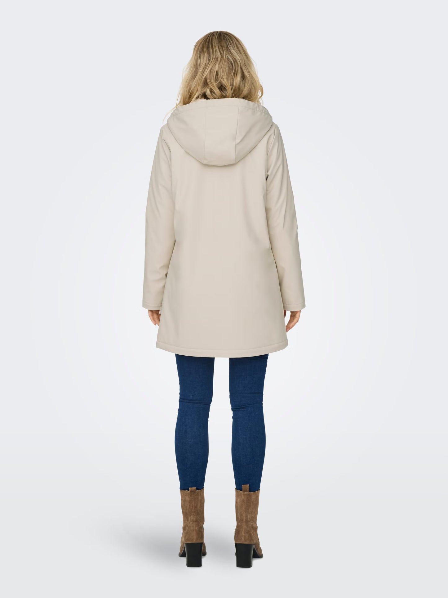 ONLY Oatmeal Sally Padded Raincoat