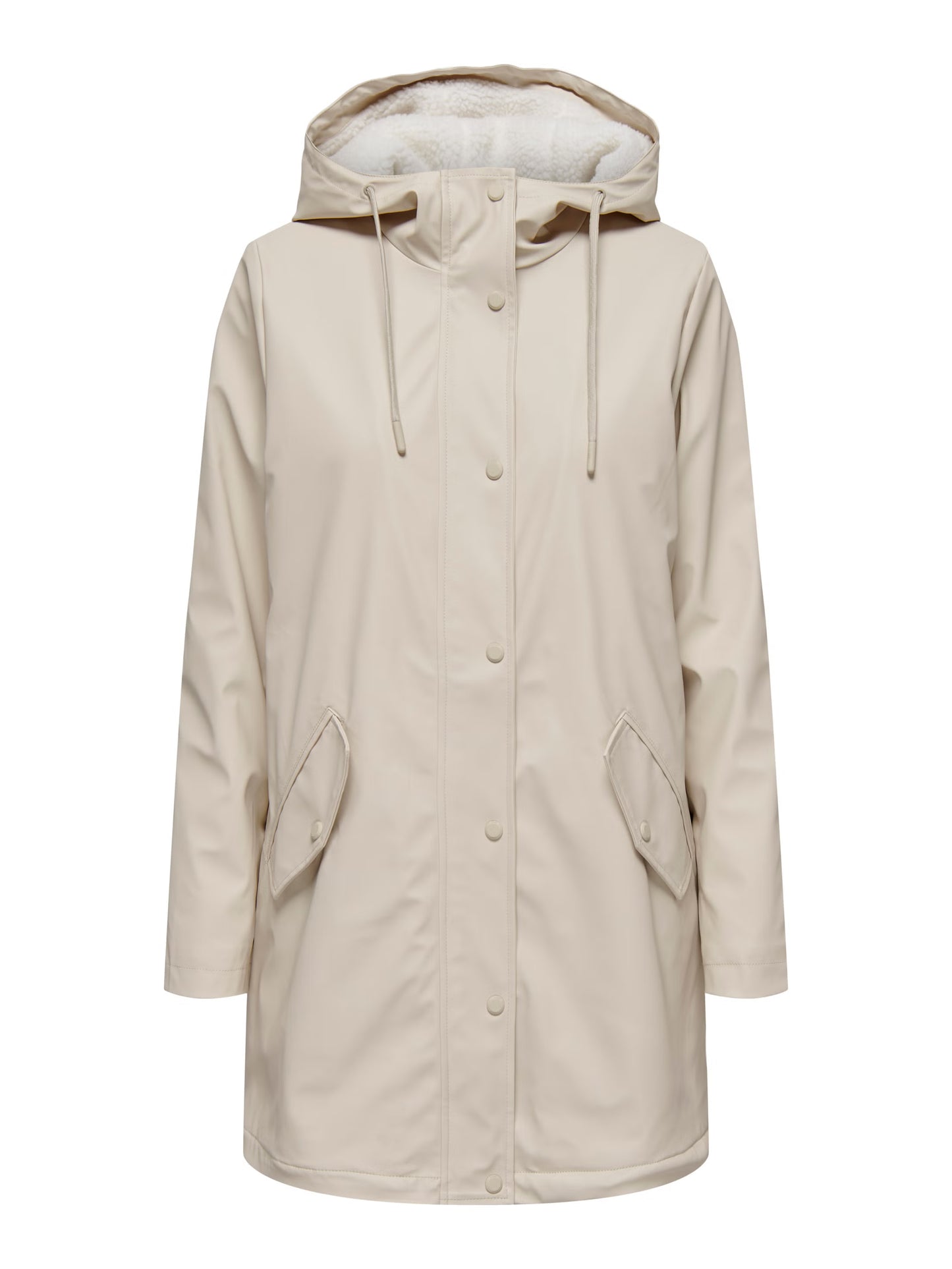 ONLY Oatmeal Sally Padded Raincoat