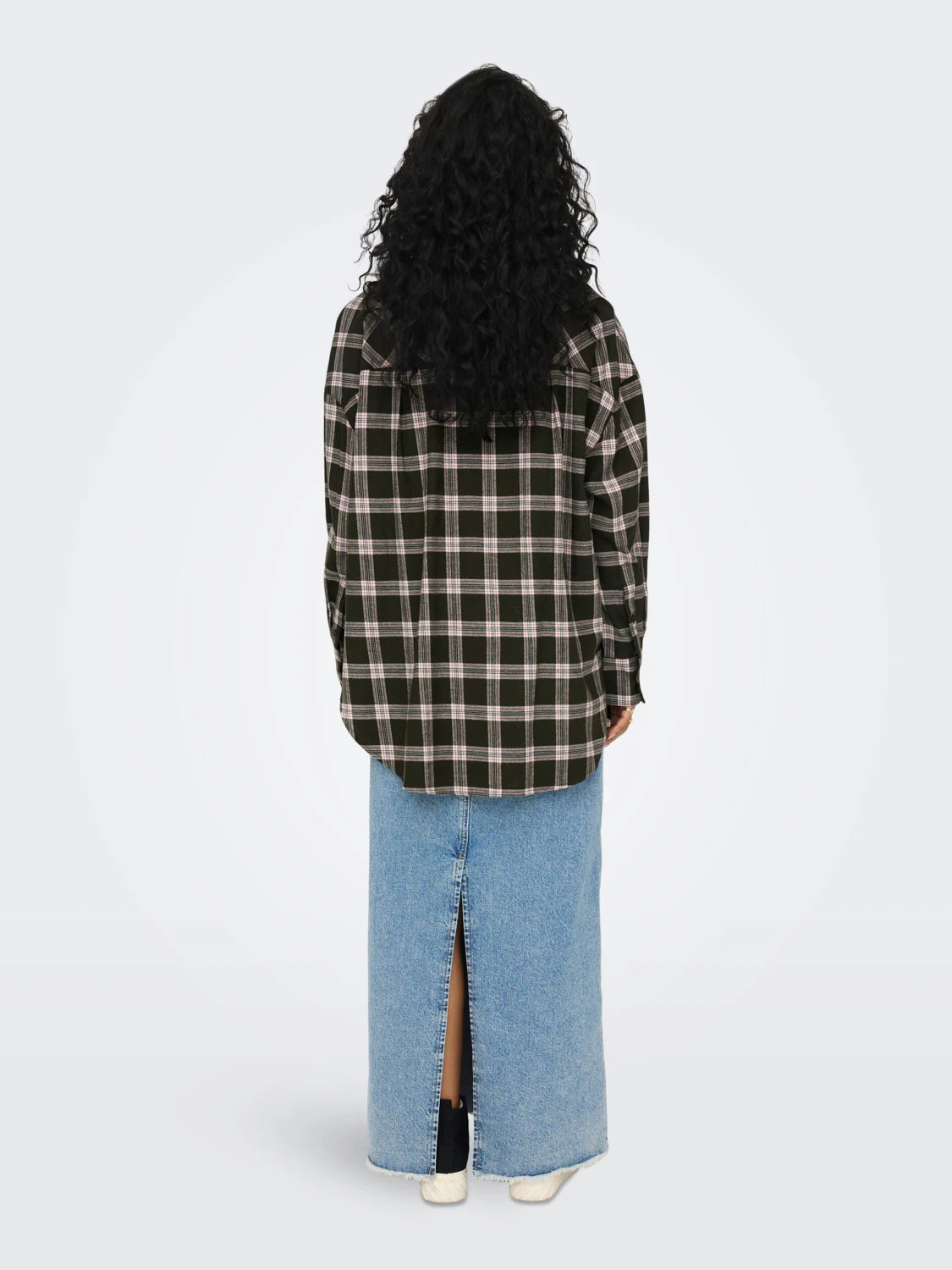 ONLY Sarita Oversize Plaid Shirt